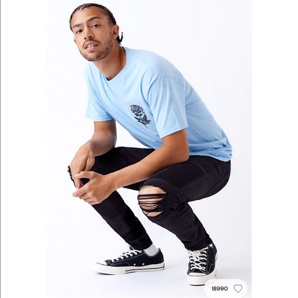 PacSun Other - PacSun Distressed Ripped Biker Stacked Skinny Jean